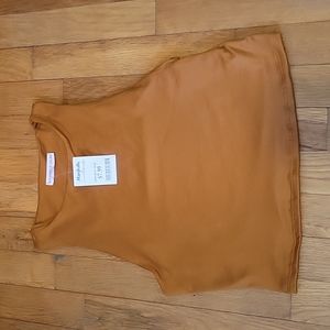 Sincerely Jules orange crop top